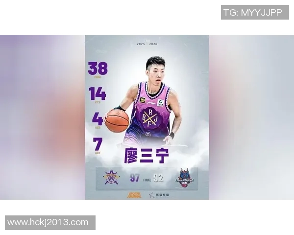 廖三宁场均助攻7.9次，力压古德温、威金顿领跑助攻榜